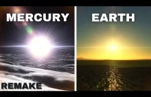Wschód słońca z planet i księżyców Układu słonecznego