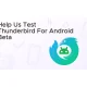 Thunderbird na Androida już jest dla wszystkich