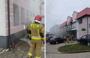 W budynku żłobka w Koszalinie wybuchł pożarł.