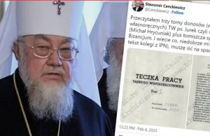Zwierzchnik Cerkwi w Polsce metropolita Sawa śle pozdrowienia do kumpla Putina