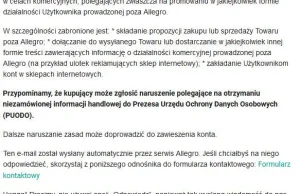 Problemy z percepcją u allegro