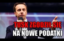 BOSAK TUSK ZGODZIŁ SIĘ NA UNIJNE PODATKI