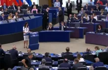 Pierwsze wystąpienie Ewy Zajączkowskiej-Hernik w europarlamencie