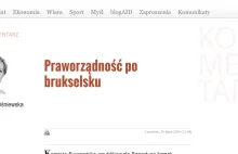 Praworządność po brukselsku