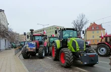 Ogólnopolski protest rolników w Elblągu
