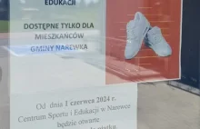 Przyjechali strzec granicy. "Siłownia tylko dla mieszkańców gminy"