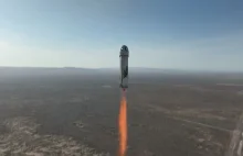 Blue Origin wyjaśnia awarię boostera rakiety, która zawiodła we wrześniu