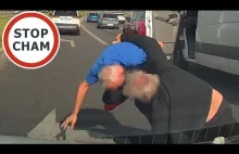 Bójka kierowców na światłach w Szczecinie