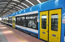 Awantura i odwołanie pociągu Kolei Śląskich z powodu rowerzystów.