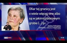 Rosyjska propaganda cytuje Ochojską: w Polsce masowe groby uchodźców