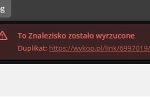 Nowy sposób moderowania znalezisk "To Znalezisko zostało wyrzucone".