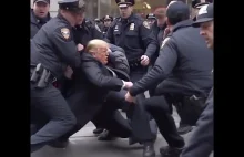 Donald Trump aresztowany ale bez kajdanek początek kampanii prezydenckiej w USA