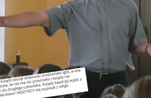 Cała klasa wypisała się z religii. Poszło o słowa, które padły z ust księdza.