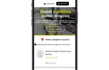 Lokalizacja najbliższej pomocy drogowej