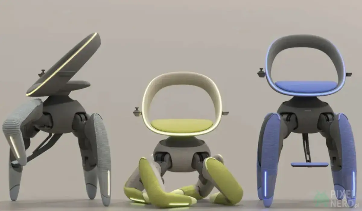 Toyota zaskakuje światem futurystycznym fotelem Walk Me. Zamiast kół cztery nogi