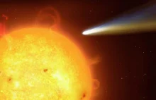 Eksplozje komet w atmosferze słonecznej i rozbłyski słoneczne