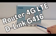 Router D-LINK G416 - 4G LTE, gigabitowe porty WAN i LAN oraz WIFI 6 - re...