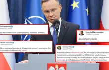 "Wybrał kurs na chaos i destrukcję". Fala komentarzy po decyzji Dudy ws. budżetu