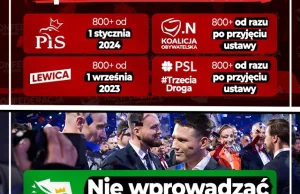 KO, Lewica i PSL-Trzecia Droga chcą szybszego wprowadzenia PiSowskiego 800+!