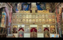 Ołtarz główny . Cerkiew Trójcy Świętej w Budvie Czarnogóra ( part 2 )