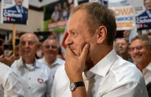 Tusk deklasuje przeciwników w Warszawie.