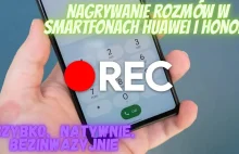 Nagrywanie rozmów w Androidzie na smartfonach HUAWEI i HONOR - YouTube