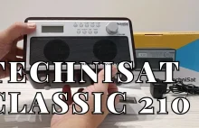TechniSat CLASSIC 210 - klasyczne radio FM z BLUETOTH, MP3 i wejściem AUX - rece