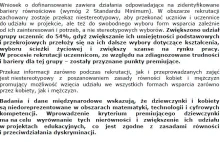 Pszczyna podtrzymuje decyzję o dyskryminowaniu chłopców w ramach programu edukac