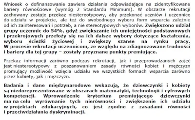 Pszczyna podtrzymuje decyzję o dyskryminowaniu chłopców w ramach programu edukac