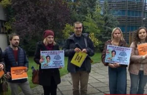 Protest przed szpitalem. Coś niewyobrażalnego