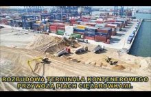 Rozbudowa terminala kontenerowego w Gdańsku - zobacz jak idzie rozbudowa.