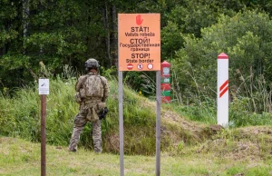 Łotwa stawia miny na granicy zamierza bronić się przed imigrantami i Białorusią