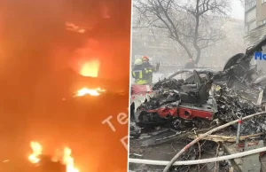 W katastrofie helikoptera w Ukrainie zginęło kierownictwo MSW Ukrainy