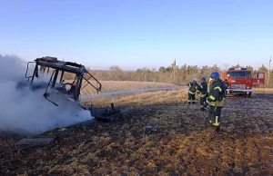 Jelczem na pole minowe. Ukraińscy strażacy ratowali rolników