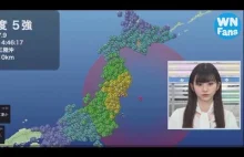 Film ukazujący wielkie trzęsienie ziemi we wschodniej Japonii [NAPISY]