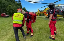 Groźny wypadek podczas wspinaczki. "Spadł z wysokości około 4 metrów"