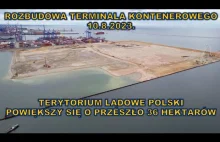 Rozbudowa terminala kontenerowego w Gdańsku - zobacz wszystko z bliska.10.8.2023
