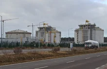 Próba wodna zbiornika w terminalu w Świnoujściu zakończyła się pomyślnie - Bizne