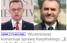 [PRAWDZIWY CYRK] Pan KARPIŃSKI z więziennej CELI do... Brukseli...