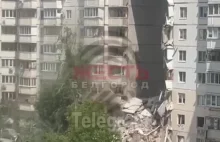 W rosyjskim mieście Biełgorod rakieta uderzyła w blok.