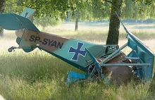 Katastrofa małego samolotu w Sławnie. Pilot nie żyje.