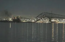 Katastrofa na moście Francis Scott Key w Baltimore! Wielu zaginionych