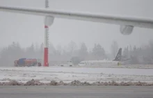 EMB LOT wypadł z pasa w Wilnie