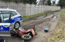 Nieletni motorowerzysta bez uprawnień - Magazyn reporterów - portal informacyjny