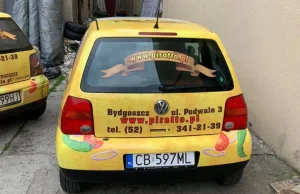 Skradziono pizzowóz marki Volkswagen Lupo CB597ML