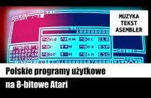 Polskie programy użytkowe na 8-bitowe Atari - gimby nie znają