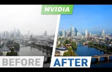 nVidia prezentuje AI do płynnej zmiany pogody, pory dnia na fotografiach.