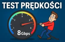 Test prędkości internetu 8Gb/s Czy warto brać takie prędkości ?