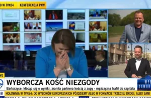 Śmiała się na wizji w materiale o przemocy domowej w TVN24. Kary nie będzie