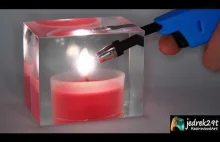 Świeczka zapachowa w żywicy